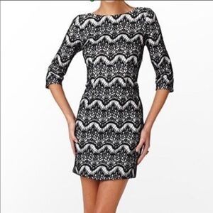 Lilly Pulitzer Nikola Dress Black & White